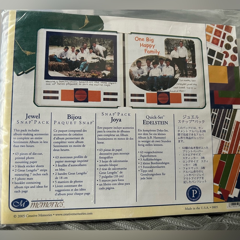 Creative Memories Snap Pack - Jewel